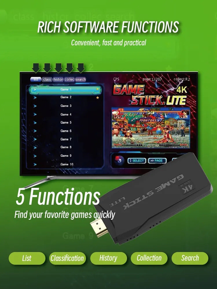 Consola Videojuegos Game Stick
